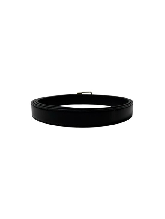 Saint Laurent YSL Yves Push Pin Buckle Belt 100 Shiny Leather main image 9